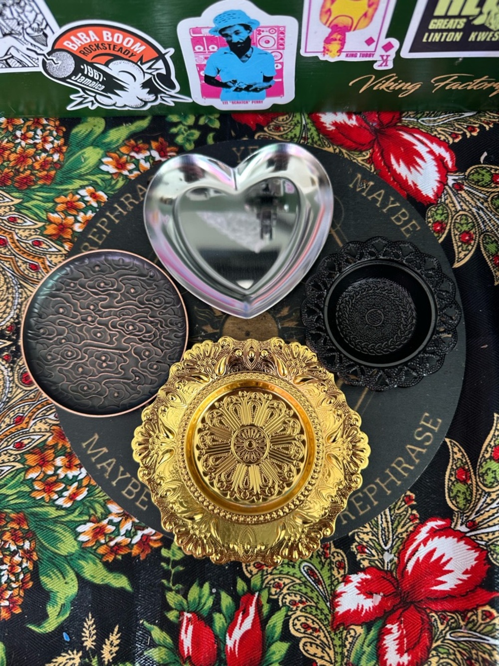 Intuitive Ritual Dish Pick – Witchy Altar Plate – Gothic Offering Dish